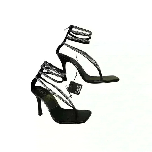 Nanette Lepore Women’s Heeled Sandals Black Size-9 New - Picture 2 of 12